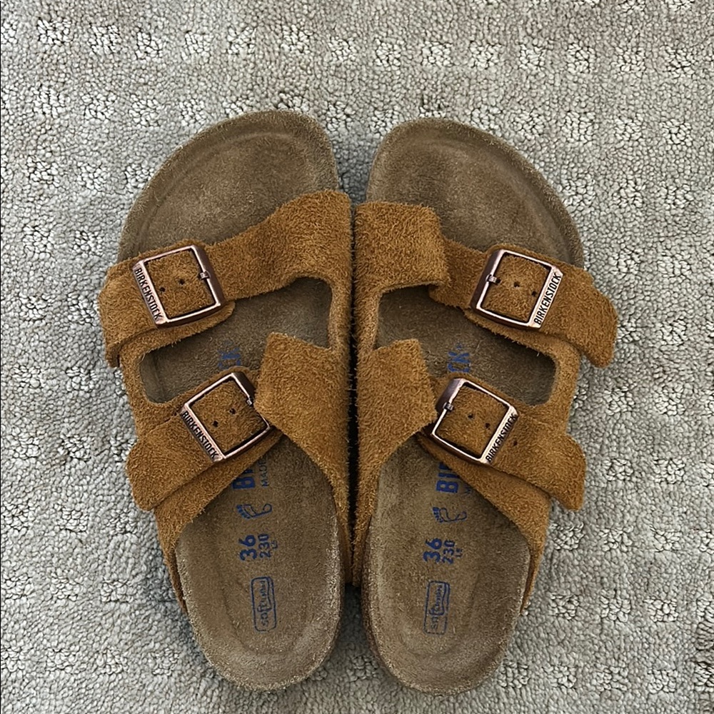 Birkenstock Brown Suede Sandals